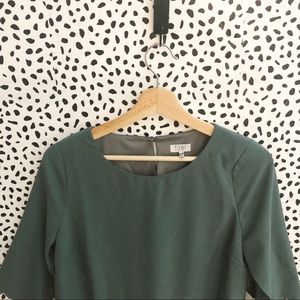 Tobi NWT turquoise scalloped dress